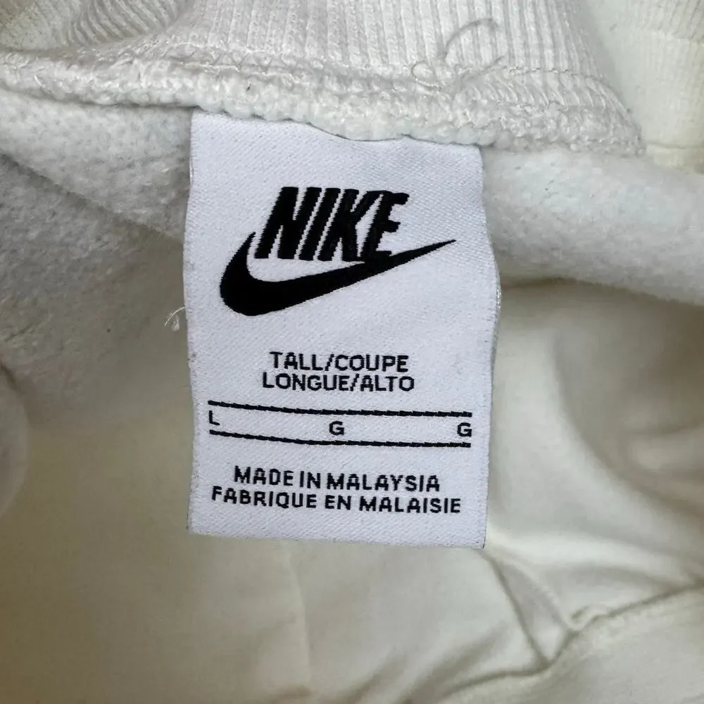 Nike Sportswear Phoenix Fleece Sail Jogger Sweatpants Womens Sz L (TALL)